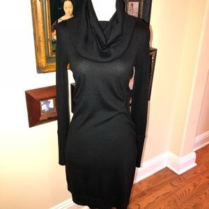 Black Cowl neck Sweater dress Size Small